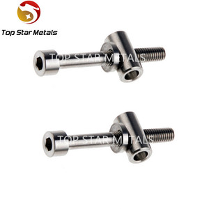 Boulons <span class=keywords><strong>de</strong></span> vélo en <span class=keywords><strong>titane</strong></span> M5x30/40mm <span class=keywords><strong>tige</strong></span> <span class=keywords><strong>de</strong></span> <span class=keywords><strong>selle</strong></span> Thomson avec boulons Gr5 Ti rondelle écrou cylindrique Type tête hexagonale - Product Image 6
