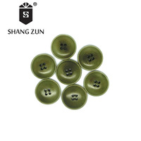 Nhà sản xuất tùy chỉnh trái cây nút tự nhiên retro corozo bốn lỗ nút giản dị phù hợp với áo khoác đốt cạnh ngà nút