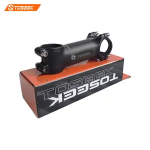 TOSEEK MTB/Yol Bisiklet Alüminyum karbon kök Kutulu hakiki açı 6/17 mat siyah 31.8*60/70/ 80/90/100/110120mm 145g bisiklet kök