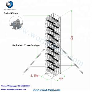 Xây dựng hệ thống giàn giáo di động Giàn giáo đôi Coupler, đôi nhôm giàn giáo, <span class=keywords><strong>Craigslist</strong></span> sử dụng giàn giáo để bán - Product Image 1