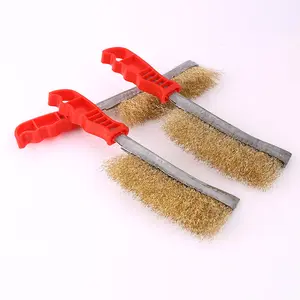 factory plastic brass steel wire brush with good price