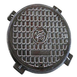 EN124 -DN400 TAILLE Dia400 à 800 Couvercle de regard rond en fonte ductile durable anti-corrosion - Product Image 1
