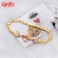 Pas cher En Gros Dernière Conception Filles Indien 18K Plaqué Or Bracelets Bracelets