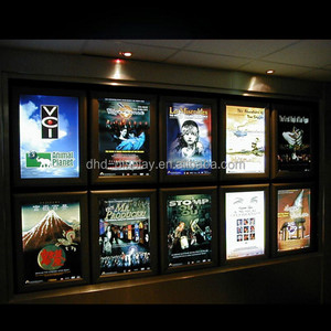 Lighted movie poster frame light box led film light box