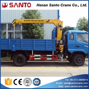 Kleine Vrachtwagenkraan Met Bakboom 5 Ton Vrachtwagenkraan - Product Image 4