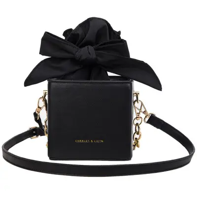 XLB020 Fairy small bag 2019 shoulder bag sweet bowknot drawstring bucket bag women handbags