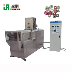 Puffed corn snack food making machine cheese ball food machinery / production line