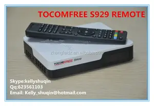 Tocomfree s929用の2015年の新しいデジタルレシーバーリモート、iks sks無料、南米向けのiptvのサポート