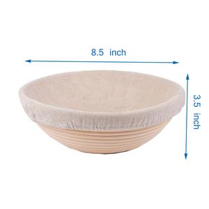 Dropshipping Indonesia Rattan Banneton Oval Bread <strong>Display</strong> Cane <strong>Basket</strong> 9" Bread Proofing <strong>Basket</strong> - Product Image 6