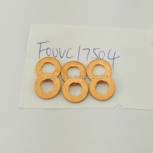 New Diesel Common Rail Injector Copper <strong>Washer</strong>/<strong>Shim</strong> F00VC17505 F00VC17503 OEM - Product Image 4