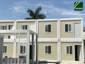 Casa Contenedor Prefabricada <span class=keywords><strong>de</strong></span> Lujo Desuman Guangzhou, <span class=keywords><strong>de</strong></span> <span class=keywords><strong>2</strong></span> <span class=keywords><strong>Pisos</strong></span>, Transpirable, para Uso en Oficinas, Edificios Escolares, <span class=keywords><strong>de</strong></span> Larga Duración - Product Image 4