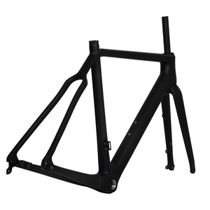 Cadre de vélo de gravier à frein à disque en carbone chinois CX535 Flat Mount Max Tire 42C - Product Image 3