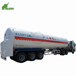 Hot Sale 3-Axle LNG Cryogenic Tank Semi Trailer Lng Tank Truck