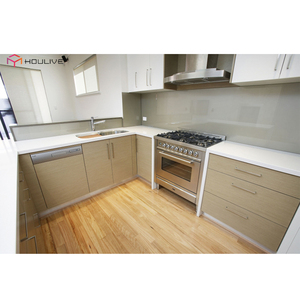 استخدام مشروع منزل حورية رخيصة MDF وصنع الصين ضمان لمدة سنة تصميم وحدات على شكل حرف L - Product Image 2