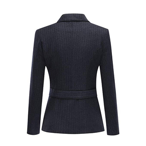Moda personalizzata Slim Fit due pezzi ufficio uniforme cappotto <span class=keywords><strong>pantaloni</strong></span> donna Business Suit nuovo stile donna Blazer Pant Set - Product Image 3