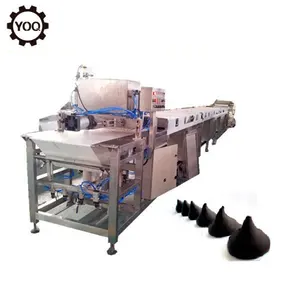 [QDJ-600] CE certificaat hot chocolade snack snoep chips depositor making machine chocolade productielijn voor verkoop