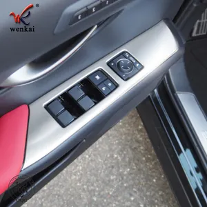 Reposabrazos para Lexus UX200 UX250h UX260h 2018 2019, accesorios para el Interior del coche, reposabrazos, cubierta de botón, pegatina embellecedora