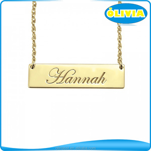 <span class=keywords><strong>Collier</strong></span> avec nom en or 18 carats, inscription personnalisée, <span class=keywords><strong>collier</strong></span> <span class=keywords><strong>personnalisé</strong></span> - Product Image 6