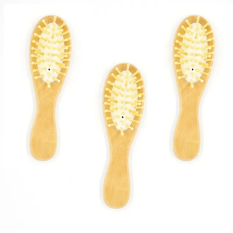 promotion gift comb mirror set wooden combs and brushes hair massage hair combs
