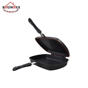 12-Inch <span class=keywords><strong>Die</strong></span> <span class=keywords><strong>Cast</strong></span> Nhôm Đôi Fry <span class=keywords><strong>Pan</strong></span> 32Cm Hình Vuông Cảm Ứng Dưới Đôi Mang <span class=keywords><strong>Pan</strong></span> - Product Image 3