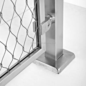 304/316 Acero inoxidable escalera handraill/<span class=keywords><strong>barandilla</strong></span> y balcón valla con cable redes - Product Image 3