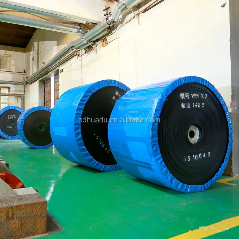 Sistema de correa de goma para ARENA en miniatura, cinta transportadora de clasificación de desechos de cal, usada en planta de acero, fabricante industrial