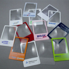 3x Siêu-Mỏng PVC Nhựa Magnifying Glass Ví OEM Logo Kích Thước Thẻ Tín Dụng Kính Lúp - Product Image 6