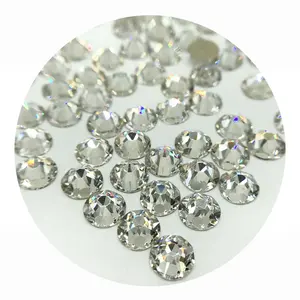 Flat back Crystals rhinestone flat back 8+8 16 facet for dress decoration