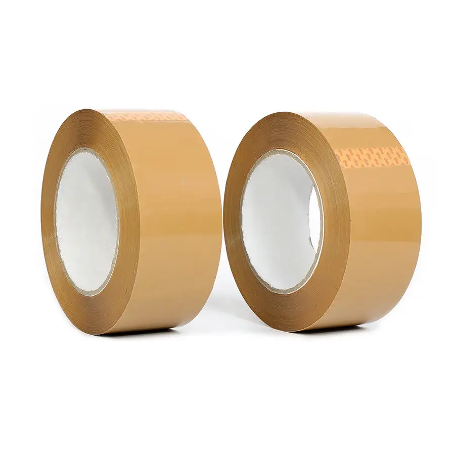 Mbox 12 x Strong Brown Tape Buff Parcel Packing Tape 48MM X 66M Box Sealing Rolls 