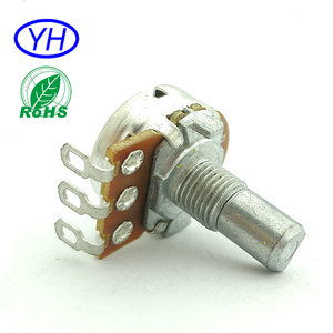 Muestras Gratis de Potenciómetros de Película de Carbón de 20K, 50K, 100K y 220K para Pedal, Potenciómetro de Control de Volumen Único con Pines para Soldar - Product Image 5