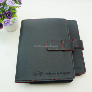 Personalizado grabado logo negro de cuero de la pu coche manual carpeta - Product Image 1