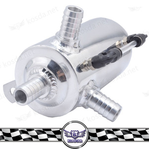 Accessoires. voiture, en aluminium catch oil can, réservoir de vidange d'huile 19mm 3/4 "Barb - Product Image 3