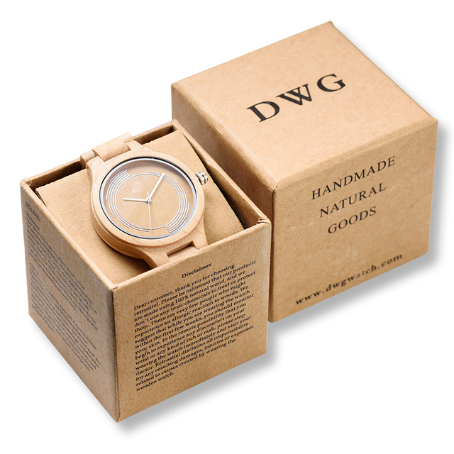 Latest Wood Wristwatches Fashion Style Wooden Watch with Gift Box Package