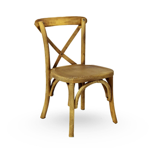 Toptan Ahşap Çocuk Beyaz Çapraz sırtlı sandalye - Product Image 1