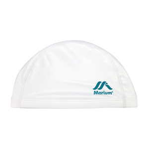 หมวกว่ายน้ำไนลอนสำหรับผู้ใหญ่หมวกว่ายน้ำแบบธรรมดา PU หมวกอาบน้ำอุปกรณ์เสริม - Product Image 1