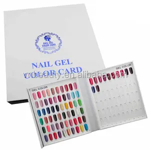 New Professional 308/216/120 Farben Nagel Gel Polish Farbkarte Display Chart Box Buch Maniküre-Tool für Nail Art