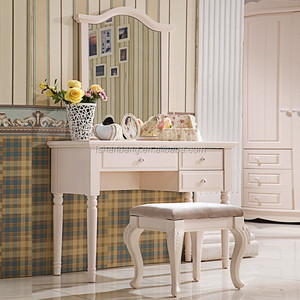 Coiffeuse Shabby <span class=keywords><strong>Chic</strong></span> française, coiffeuse en bois - Product Image 3