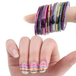 Vente en gros de rouleaux d'adhésifs Nail Art StickerTips Décoration Nail Striping Tape Line - Product Image 5