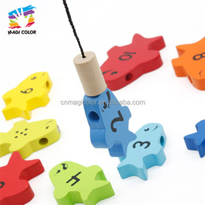 Nouvelle arrivée éducatifs magnétique en bois poissons jeux pour les tout-petits W01B088 - Product Image 5