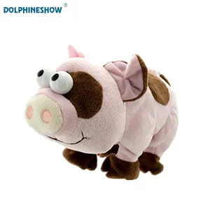 Barato promocional banco de moeda animal bonito crianças brinquedo de pelúcia macia de pelúcia piggy bank