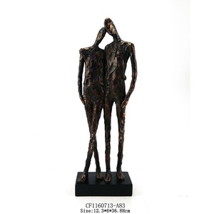 Estatua <span class=keywords><strong>de</strong></span> Resina, Dulce Hogar, una Familia <span class=keywords><strong>de</strong></span> Tres Personas <span class=keywords><strong>de</strong></span> la Mano, para Decoración del Hogar - Product Image 3