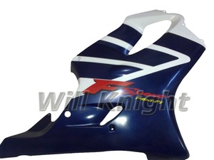 Kit de carénage ABS pour moto Honda, ensemble de carrosserie par Injection <span class=keywords><strong>bleu</strong></span> blanc <span class=keywords><strong>CBR</strong></span> <span class=keywords><strong>600</strong></span> F4 1999 2000 - Product Image 2