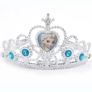 Tiara de rainha joias de plástico