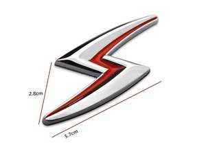 Emblèmes de voiture personnalisés en gros avec logo flash et badges de voiture en forme d'éclair - Product Image 3