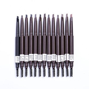 Crayon à sourcils rétractable personnalisé de haute qualité, stylo à sourcils de maquillage étanche avec brosse - Product Image 3
