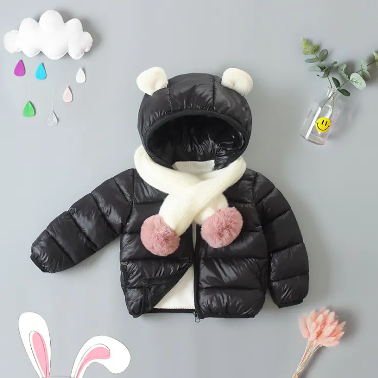 Veste pour bébé en duvet de coton, léger et fin, pour fille et garçon, nouveau style 2020