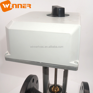 Válvula de <span class=keywords><strong>globo</strong></span> de brida eléctrica DN80, intercambiador de calor/2 vías, mezcla de flujo de 3 vías - Product Image 4
