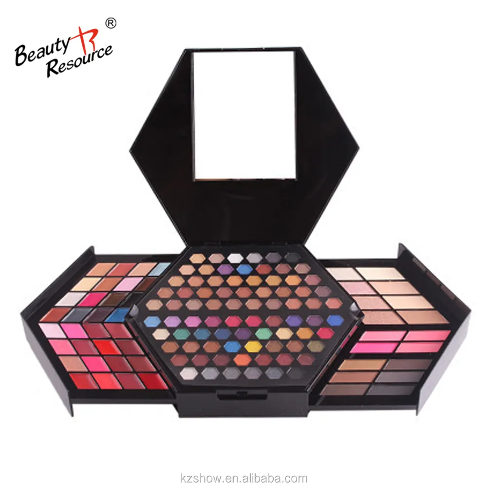 Professional Six Deformed 80 Colours Eyeshadow Package Makeup Blusher Make Up Eye Shadow Palette Set