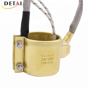 Calentador Eléctrico de Banda de Latón de 40x40mm, 220V, 220W <span class=keywords><strong>para</strong></span> Máquinas de Moldeo por Soplado, en Existencia - Product Image 2