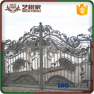 Acheter Directement <span class=keywords><strong>De</strong></span> Chine Usine Porte D'entrée Ferme En Bois Forgé Portes <span class=keywords><strong>de</strong></span> Fer Conception - Product Image 4